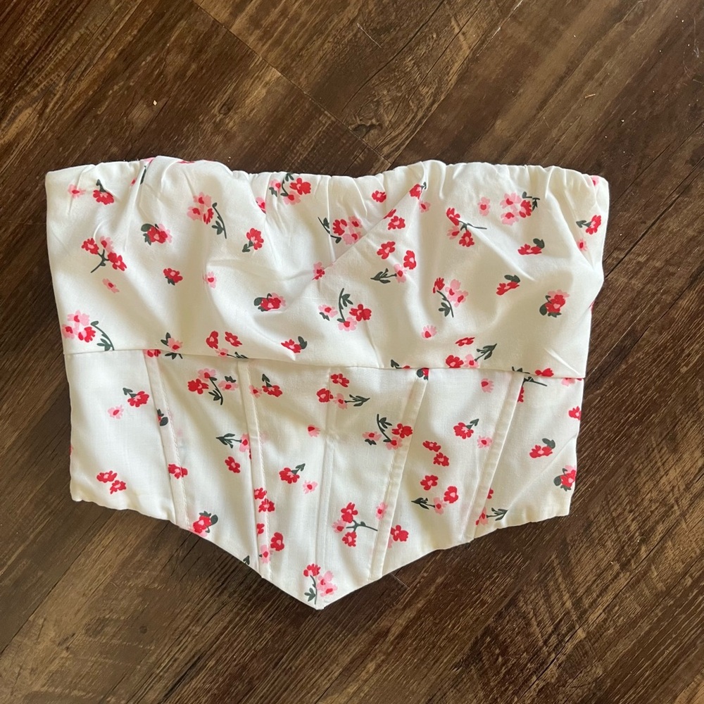 Princess Polly Ivy Floral Bustier